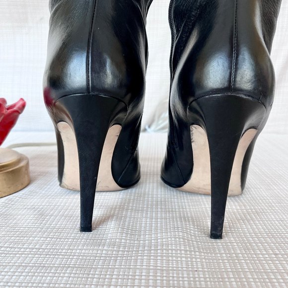 Via Spiga Leather Buccaneer Boots Slouchy or Over The Knee Soft 100% Leather - Picture 12 of 16